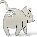 Miniatyrbillede 5 af 6: Katte Numse Brødklips Katte Brødpose Lukning Genanvendelige Madklips Til Brød Chips Pose Klips Default