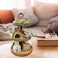 Miniatyrbild 4 av 11: Jesus Tomb påsk bricka Bundle Kit Scen Ornament Trästaty Heminredning A