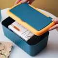 Miniatyrbild 8 av 11: Desktop Tissue Box Hållare Modern Dammtät Enkel att använda våtservetter Dispenserhållare Large