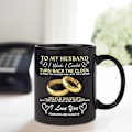 Miniatyrbild 4 av 9: Till min man/hustru Jag önskar att jag kunde vända tillbaka klockan Mugg för par Bröllopsdag Födelsedag Kaffekopp 12oz Husband