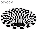 Miniatyrbild 1 av 10: Vortex Illusion Matta 3D Trap Effekt Utskrift Matta Sovrum Vardagsrum Studierum Golvmatta 50*80cm