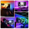 Miniatyrbild 5 av 11: RGB- set med fjärrkontroller Bluetooth-kompatibla appar Party Bröllopslampor Dekor för inomhusrum 3m