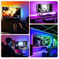 Miniatyrbild 6 av 10: RGB- set med fjärrkontroller Bluetooth-kompatibla appar Party Bröllopslampor Dekor för inomhusrum 5m