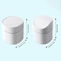 Miniatyrbild 7 av 10: Söt mini papperskorg Simplicity Desktops Mini soptunna Hushållsrengöringsverktyg för hemmakontor White Routine