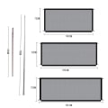 Miniatyrbild 11 av 11: Hushållens Magic Dog Gate justerbar bredd Pet staket trappa skyddsnät Black 72*120cm