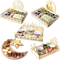 Miniatyrbild 3 av 10: Ramadan-kakorbricka Eid Mubarak-fest Serveringsbricka för hemmafest JM01330