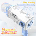 Miniatyrbild 9 av 11: Elektriska Bubble Makers Bubble Blowing Products Tecknad Rocket Launcher Shape Blue