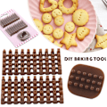 Miniatyrbild 2 av 9: Alfabetets nummersymbol Cookie DIY Stencil Set Alfabetets bokstavsform för bakning