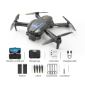 Miniatyrbild 1 av 11: Vikbar trippellins kamera-drönare Optical Flows Positionering Quadcopters för nybörjare Carbon 2 battery