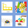 Miniatyrbild 9 av 10: Enkel stapling Block Leksaker För Barn Pussel Tidig Pedagogisk Leksak För Pojkar Flickor Barn 48 Building Blocks