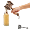 Miniatyrbild 3 av 7: WOW Doomhammer Beers Flasköppnare med ljud Unika födelsedagspresenter för män med skruvmejsel Coola prylar Silver