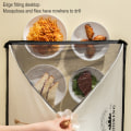 Miniatyrbild 6 av 8: Mode-paraply-stil måltid mat cover återanvändbara mesh mat tält för kök A Rectangular 72cm