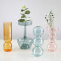 Miniatyrbild 2 av 10: Glas Blomflaska Färg Transparent Enkla skrivbordsdekorationer Vardagsrum Hydroponiskt arrangemang Dekoration Hantverk Transparent