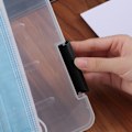 Miniatyrbild 6 av 11: A4/A5 Transparent förvaringslåda Bärbar organizer Red Small A5
