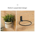 Miniatyrbild 9 av 10: Set med 3 blomkrukhållare Ring Väggmonterad metall planteringskrokar Hopfällbar konsol för Homen Garden L