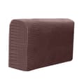 2 st Soffmöbler Armstödsöverdrag Soffstol Armskydd Stretchy för hemmet Dark Brown