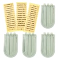 Miniatyrbild 1 av 10: 4 st Case med 3 rutnät Liten lätt nålorganisator för handarbete Green 4pcs
