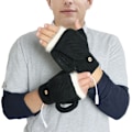 Miniatyrbild 2 av 11: USB uppvärmda handskar för kallt väder Hög elastisk mjuk thermal för kvinnor män Grey