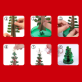 Miniatyrbild 6 av 10: Kristalliserat julgran Intressant romantiskt växande blommande julgran för barn barn Colored Christmas Tree