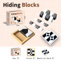 Miniatyrbild 8 av 11: Träleksak med dolt block Flera spel DIY Montera sticksågar Leksaker för pojkar Flickor One Set
