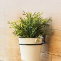 Miniatyrbild 7 av 10: Set med 3 blomkrukhållare Ring Väggmonterad metall planteringskrokar Hopfällbar konsol för Homen Garden S
