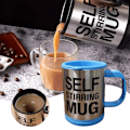 Miniatyrbild 2 av 8: Automatisk kafferörande blender Batteridriven blandningsvattenkopp för kvinnor män Orange