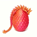 Miniatyrbild 3 av 6: Personlig flexibel drakar set charmig mode dekorativ modell för pojke flicka kvinnor män Red
