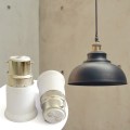 Miniatyrbild 3 av 9: Svetsfri B22 till E27 Ljussockeladapter Förlängd lamphållare Omvandlare för inomhusljus 4PCs