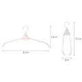 Miniatyrbild 10 av 10: Vikbar resehängare One Click Quick Clothes Collection Klädtorkställ Grey 10pcs