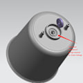 Miniatyrbild 7 av 8: Automatisk kafferörande blender Batteridriven blandningsvattenkopp för kvinnor män Blue