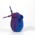 Miniatyrbild 1 av 7: 3D- printed flygande drakar ägg set prydnad charmig mode dekorativ modell för pojke flicka kvinnor män Laser Purple