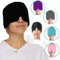 Miniatyrbild 3 av 8: Hydrogel Hot Cold Compress Huvudbonader Portable Comfy Trött avlastande huvudbonader för hemresor Black