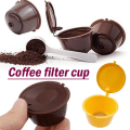 Miniatyrbild 3 av 10: 1 st Återanvändbara kaffekapslar kopp sked set Kompatibla Dolce Gusto-maskiner Purple