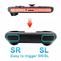 Miniatyrbillede 7 af 9: Greb til Nintendo Switch 2 (2025) Joy-Con 2, slidstærkt og skridsikkert Switch2 controller-grebsæt, Switch-holder tilbehør til NS2 JoyCon2 Orange Blue