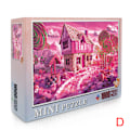 Miniatyrbild 1 av 10: 1000 st/ set Pussel Paris romantiska städer Gatulandskap för vuxna barn D
