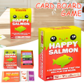 Miniatyrbild 2 av 5: Glad laxkortbrädspel för fest Tidiga pedagogiska spelleksaker för pojkar, flickor, barn happy salmon