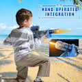Miniatyrbild 5 av 6: Ultimat Battle Blaster, Elektrisk Vattenpistol med Skjutljus, 10 Meter Lång Räckvidd, Snabbisläge Is Explosioner, Barnpresenter till Pojkar Flickor Blue