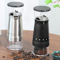 Miniatyrbild 5 av 8: Elektrisk automatisk kaffebönkvarn Praktisk synlig återanvändbar kvarn för kaffeälskare Stainless Steel