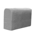 2 st Soffmöbler Armstödsöverdrag Soffstol Armskydd Stretchy för hemmet Light Grey