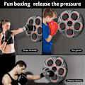 Miniatyrbild 8 av 8: LED Music Effect Boxningsmatta Multipurpose Rapid Rebound Boxning Training Pad Fitness Utrustning Red