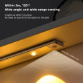 Miniatyrbild 3 av 11: Trådlös Magnetisk Sensor Lampa Ljusstaplar Rörelsesensor Läslampa Nattlampa för Sovrum Garderob Badrum Vardagsrum Hall svart 40cm