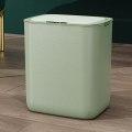 Miniatyrbild 3 av 11: Automatisk sensor papperskorg Stor kapacitet soptunna med lock för kök 14L Pearl White Battery Version