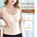 Miniatyrbild 6 av 10: Kvinnor Andas Shapewear 4 i 1 främre spänne bröststöd bröststöd väst Black M