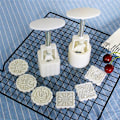 Miniatyrbild 6 av 10: Handpressande Mooncake-schabloner Multifunktions-återanvändbar gör-det-själv-kakskärare Praktisk pryl för köksbakning D