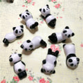 Miniatyrbild 1 av 9: 5/6/8 st Keramiska porslin Set Söta djur Ätpinnar Hållare Porslinsställ Bordsdekoration för skedgaffelborste Panda 8