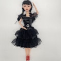 Miniatyrbild 4 av 6: Randiga kläder Adams-karaktär docka Vivid Fashionabla tecknade docka leksaker för hemmet H