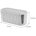 Miniatyrbild 4 av 10: Kabelhantering Organizer Box med lock Sladd Organizer Box för att dölja & dölja power Sladdar Hider för skrivbords-TV Green