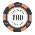 Miniatyrbild 3 av 10: Chips med flera valörer Bärbara spel-chips Las-vegas mynt för kasinon 50 Face Value