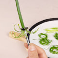 Miniatyrbild 5 av 10: Plum Blossom Lök Shredder Rostfritt stål Scallion Slicer Grönsaksskärare Strimla DIY Slicer Köksskärning Gadget 1PCS