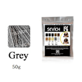Miniatyrbild 1 av 5: 10 färger Förtjockning Hårfiberpulver 50g Hårfibrer Byggförlängningar Pulver Behandling för håravfall Gray